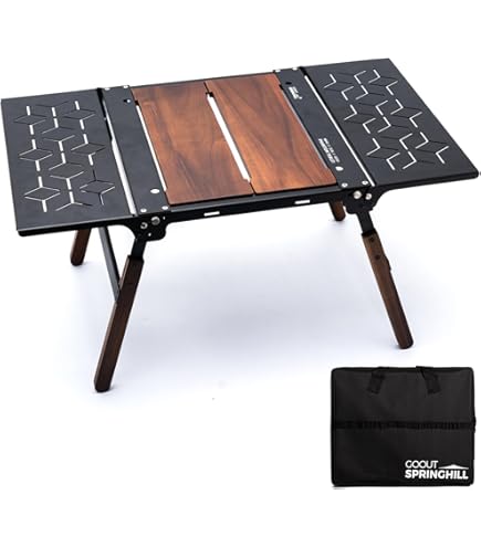 Amazon | BLACKDEER 折りたたみIGTテーブル、 アルミニウム コンパクト